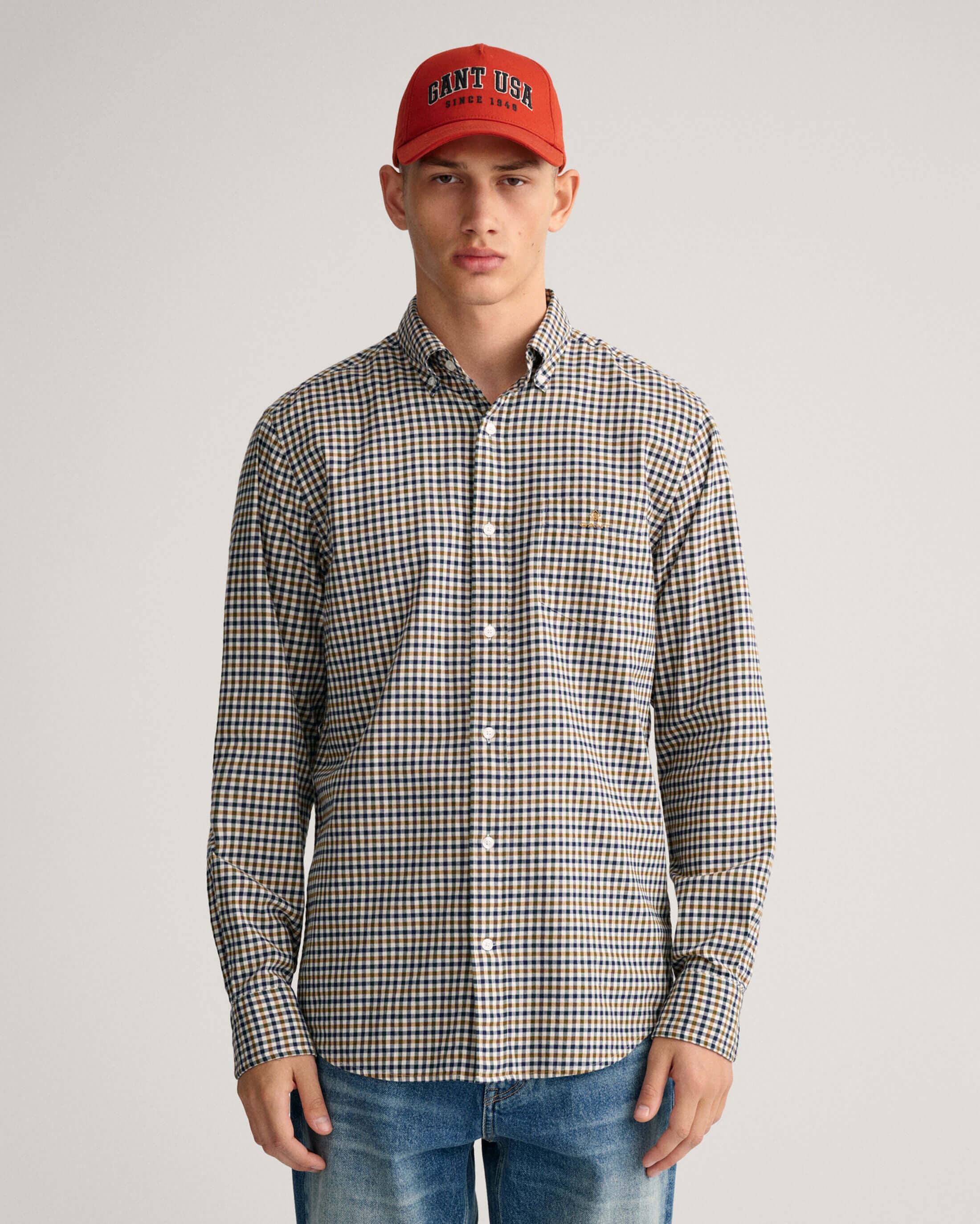Reg gingham twill shirt