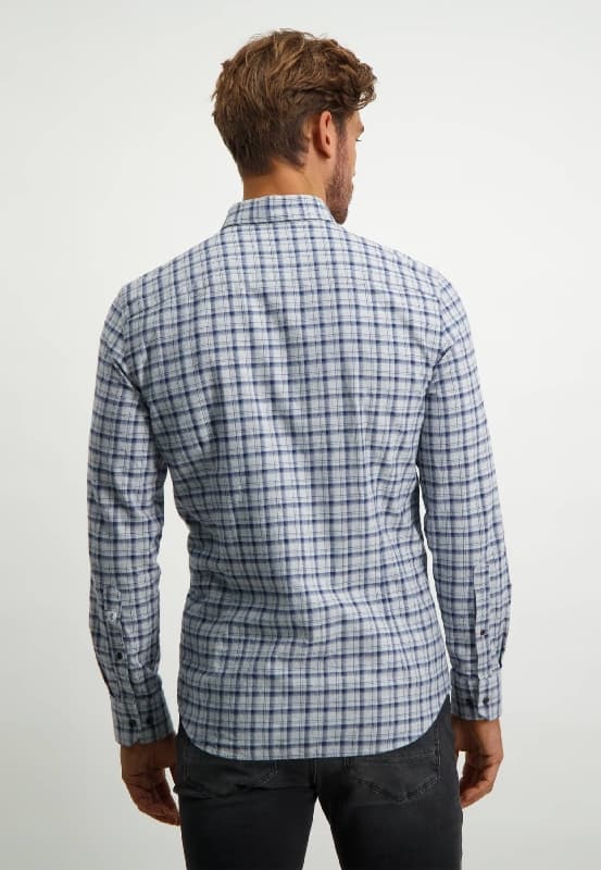 Checked flanel ls shirt