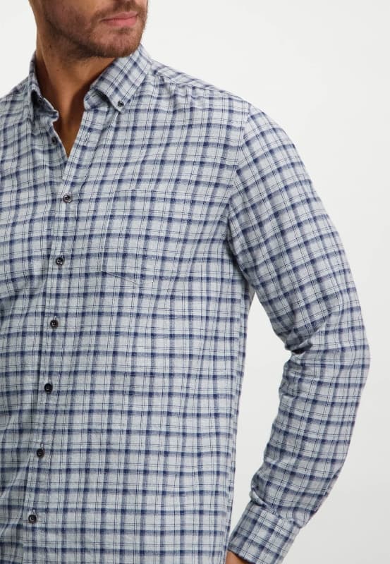 Checked flanel ls shirt