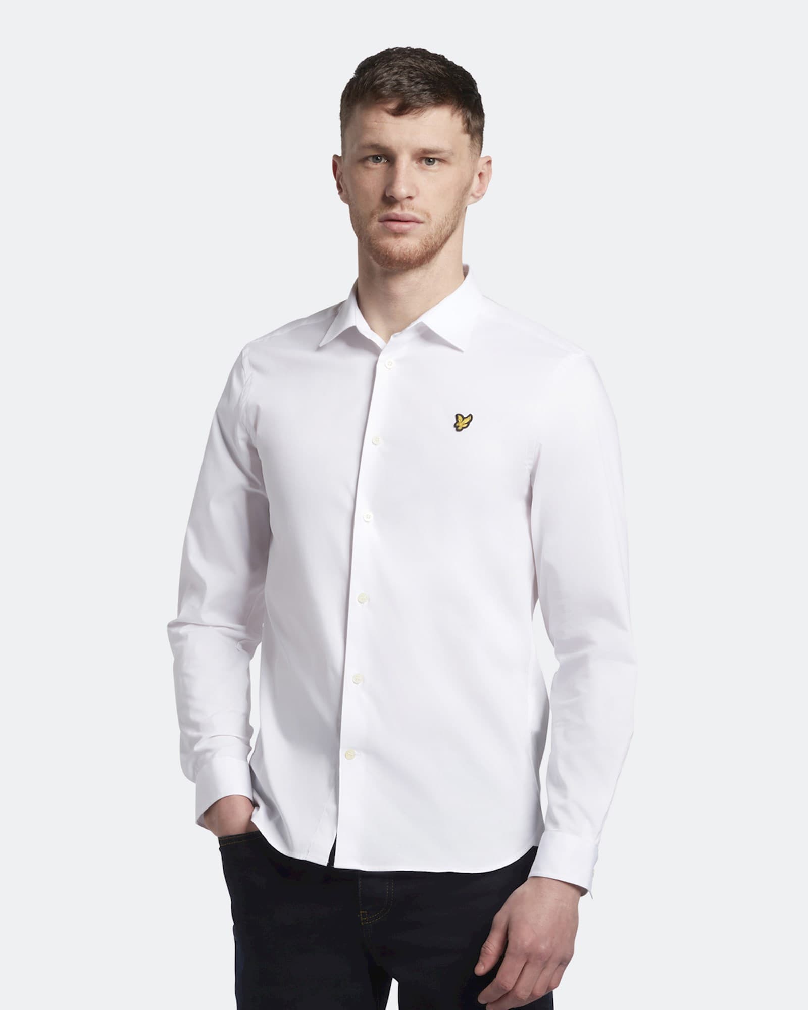 Slim fit poplin
