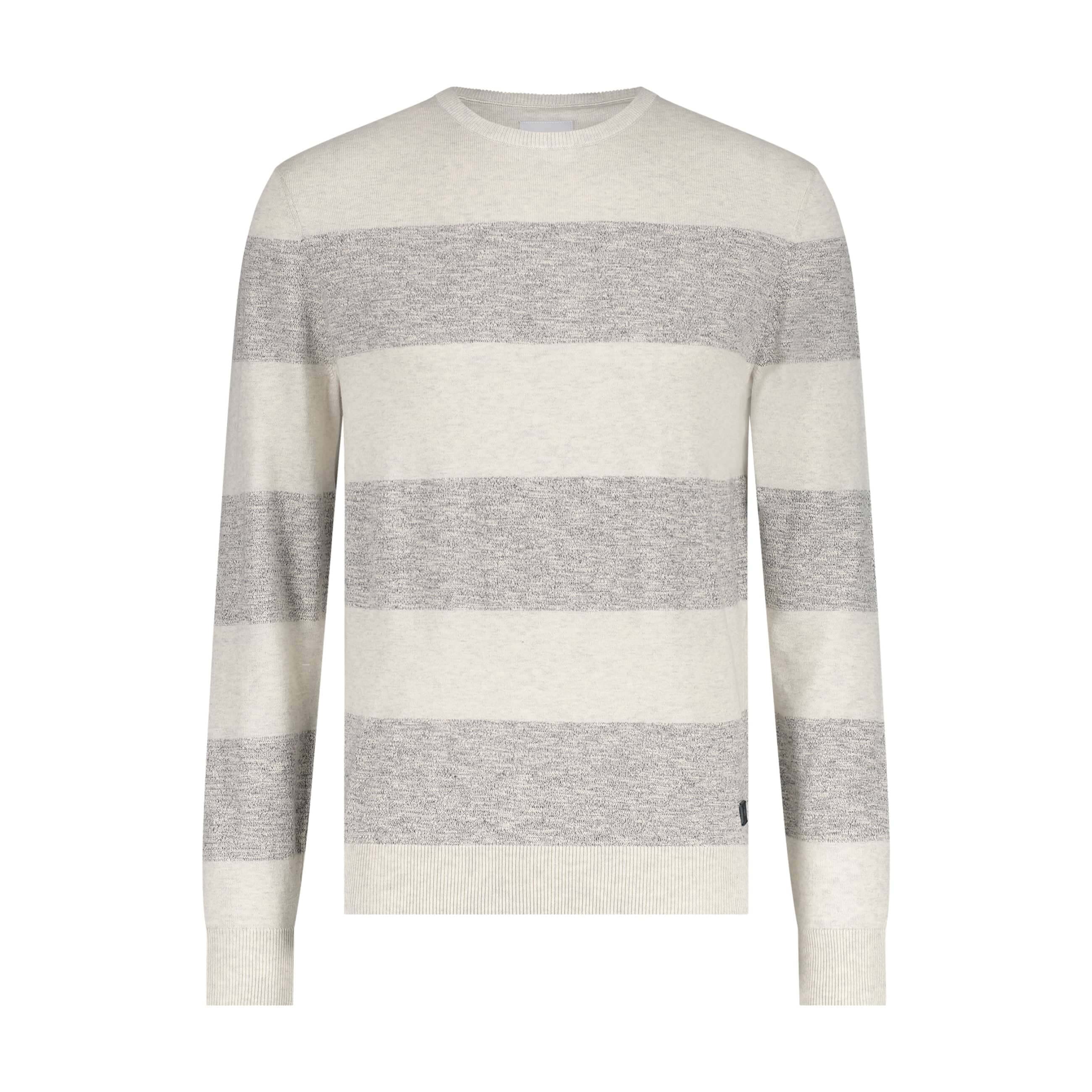 C-neck striped