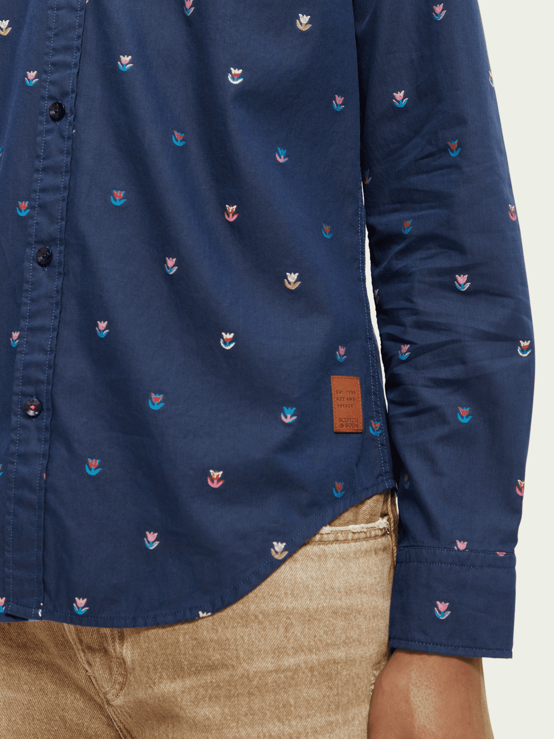 Slimnfit fil coupe jacquard