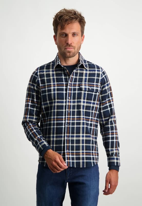 Checked overshirt