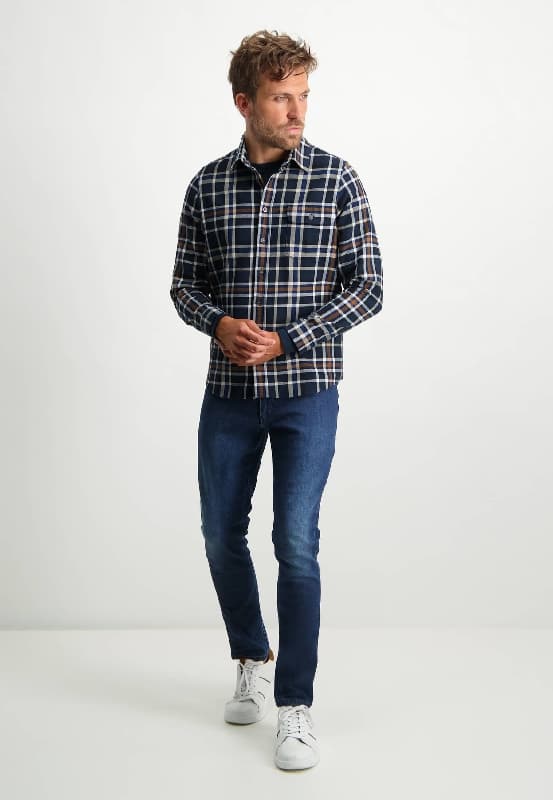 Checked overshirt
