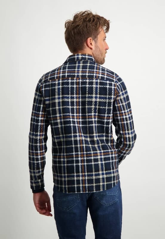 Checked overshirt