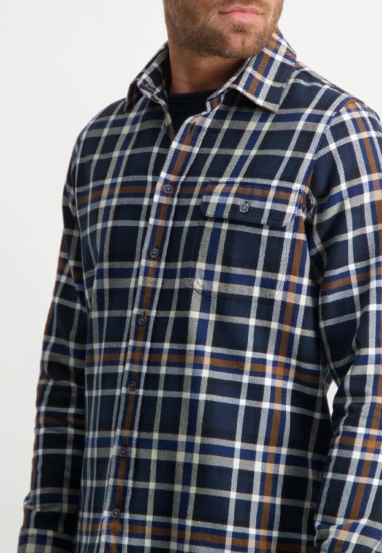 Checked overshirt