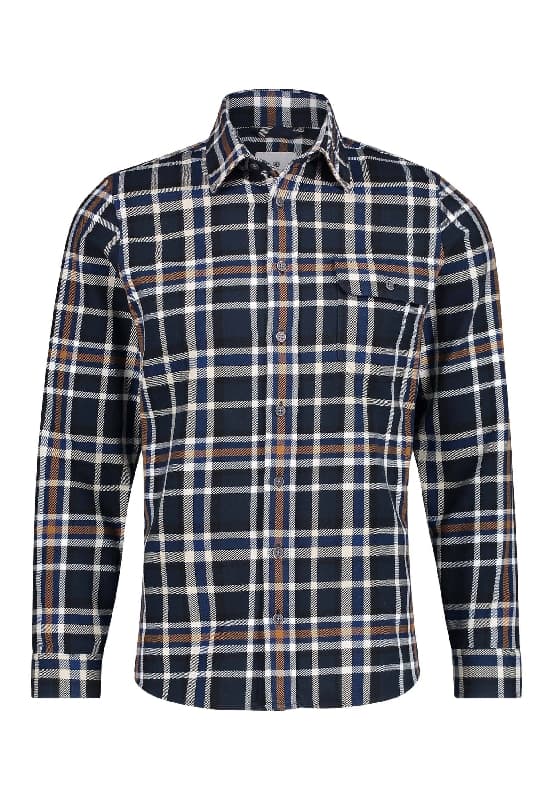 Checked overshirt