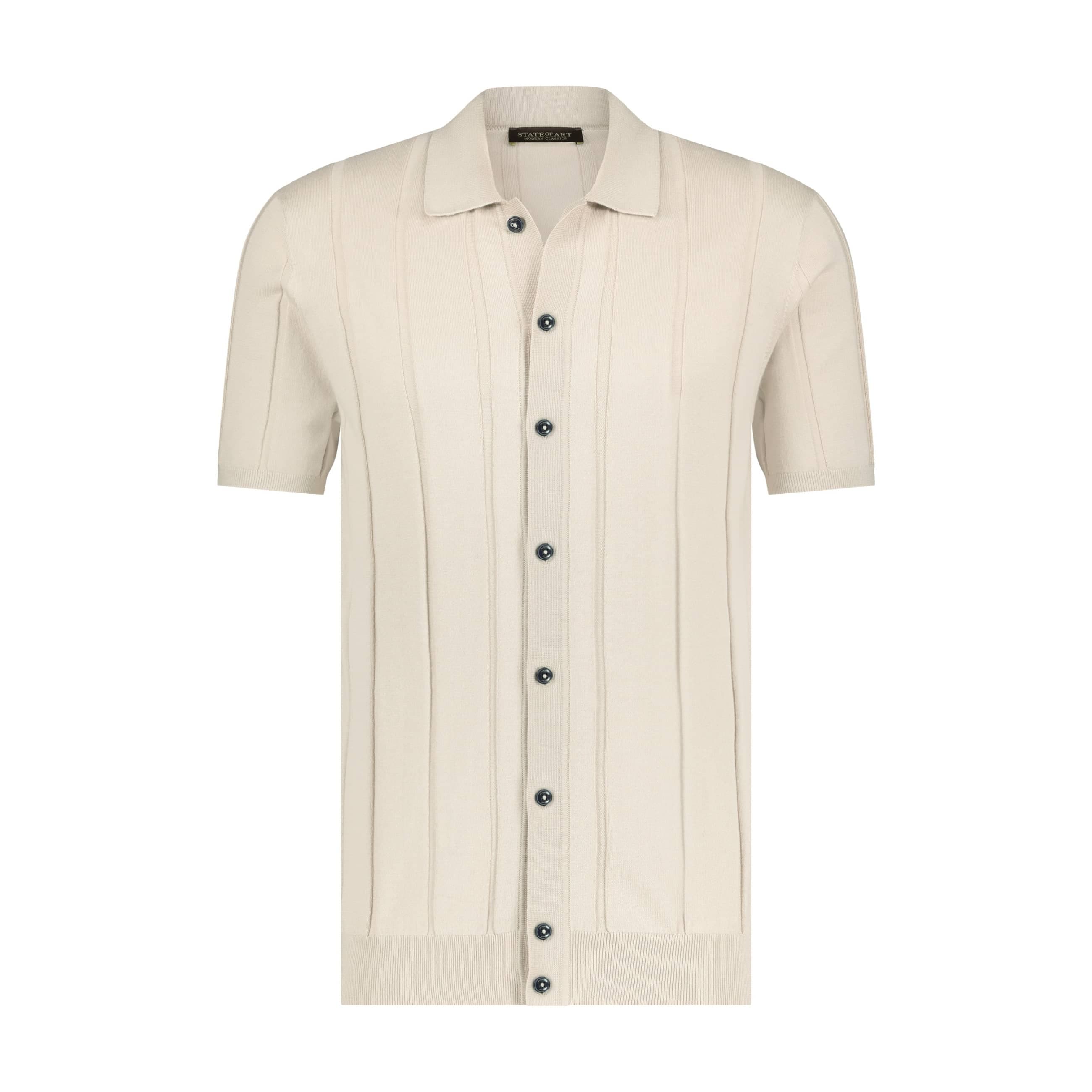 Knitted poloshirt