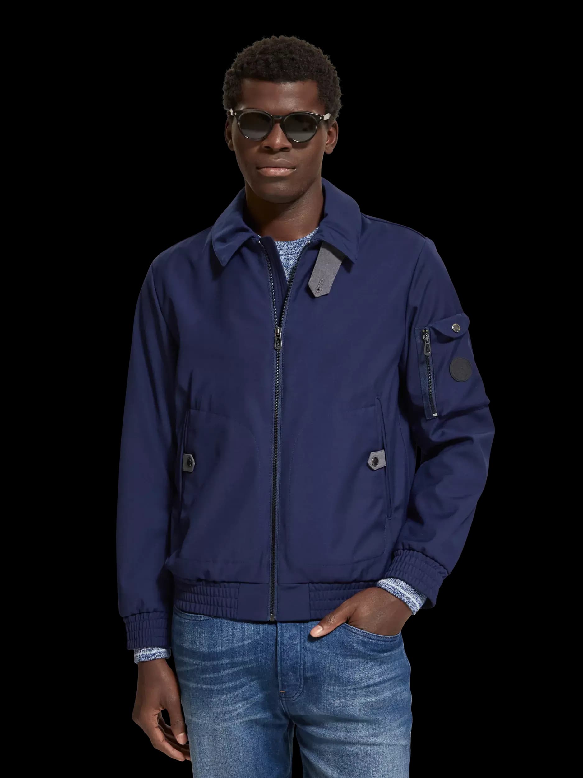 Bonded coach jacket