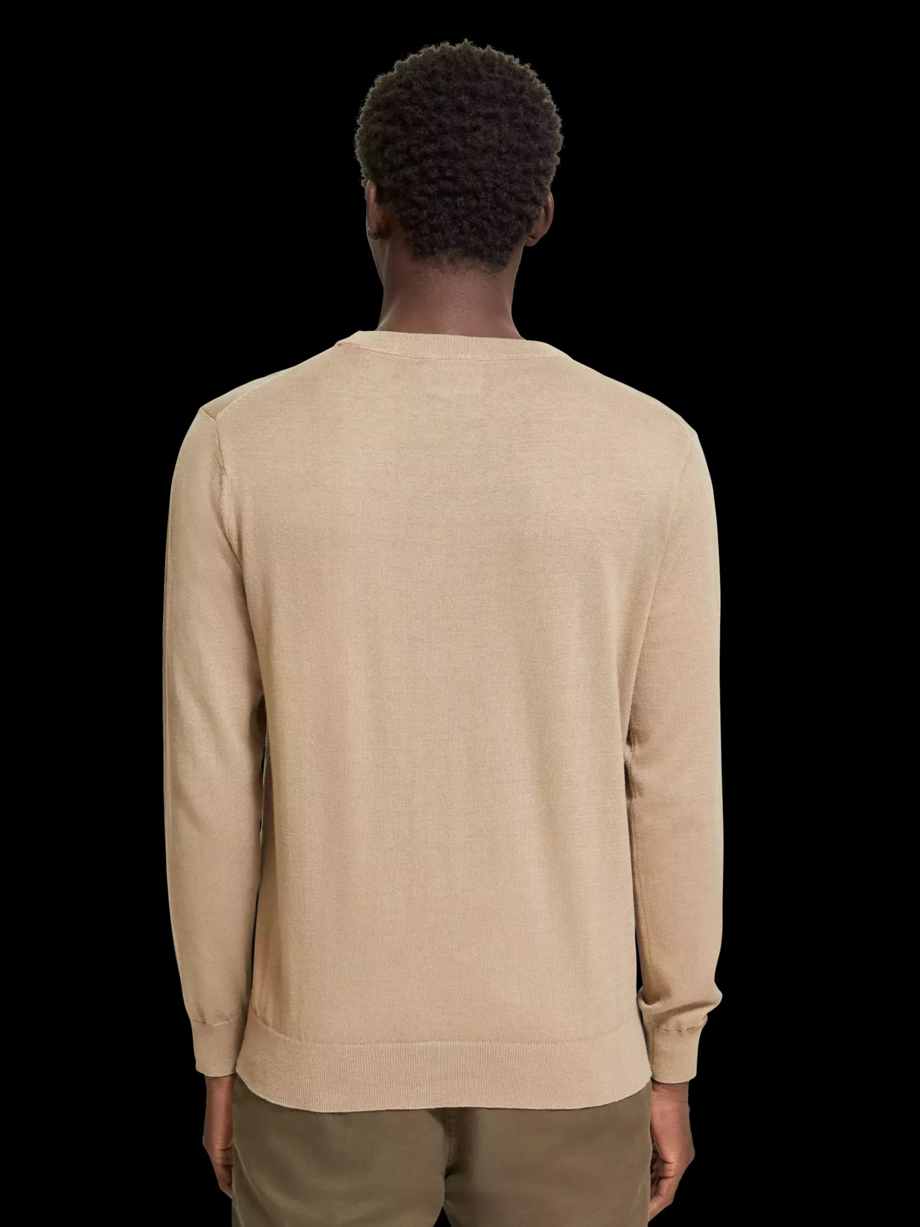 Linen blend c-neck