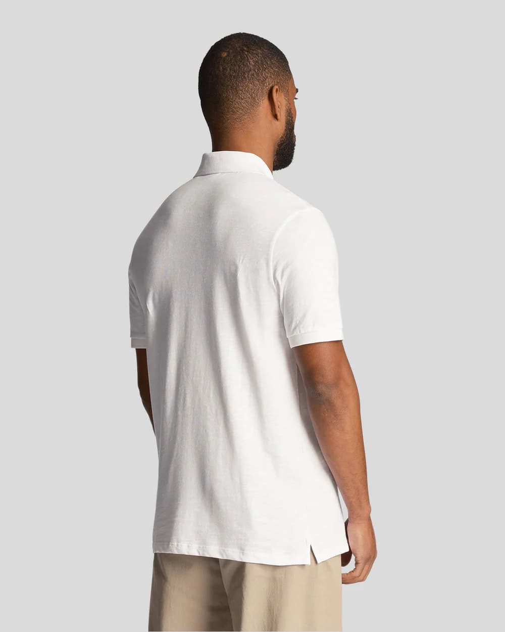 Slub polo shirt