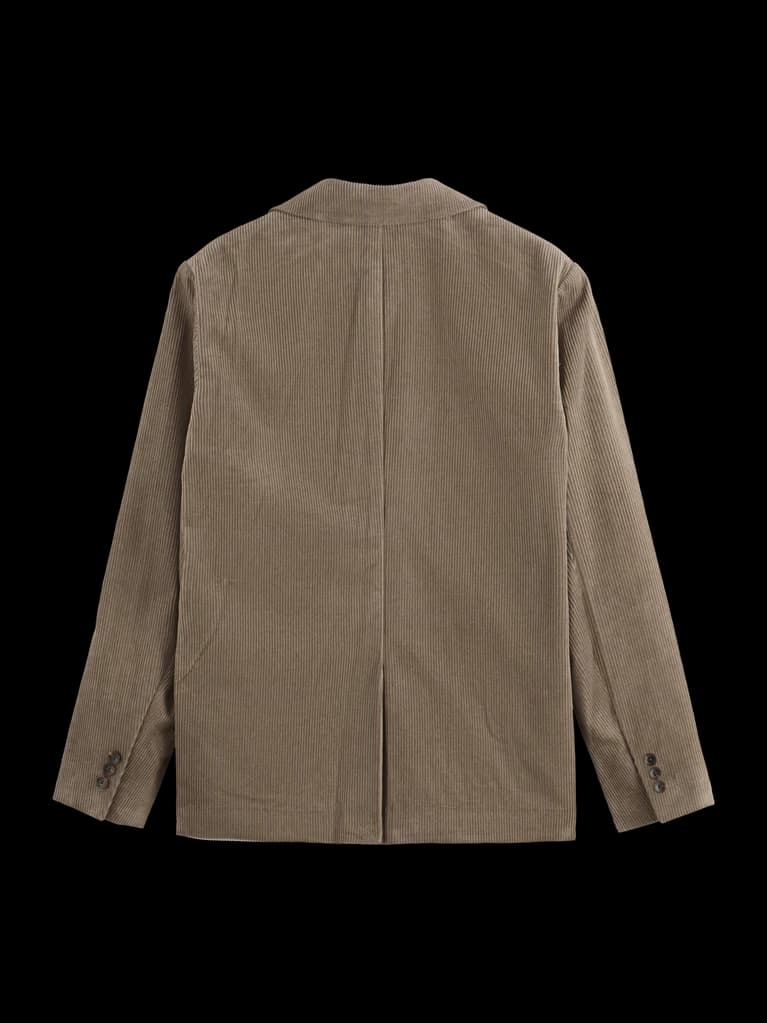 Unconstructed relaxed blazer