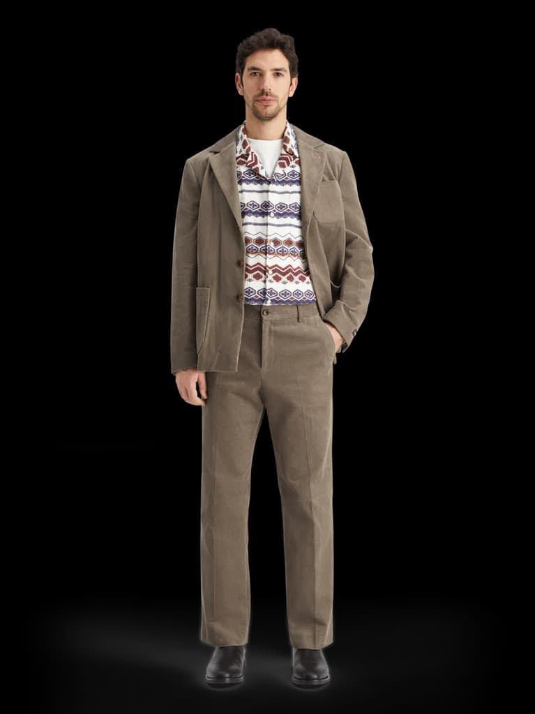 Straight fit corduroy