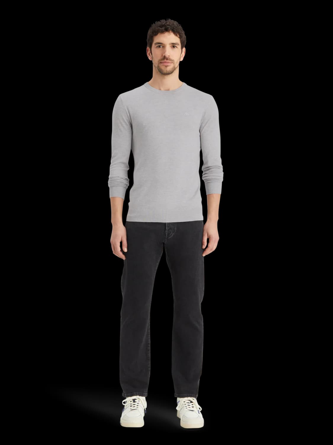 Core viscose pull c-neck