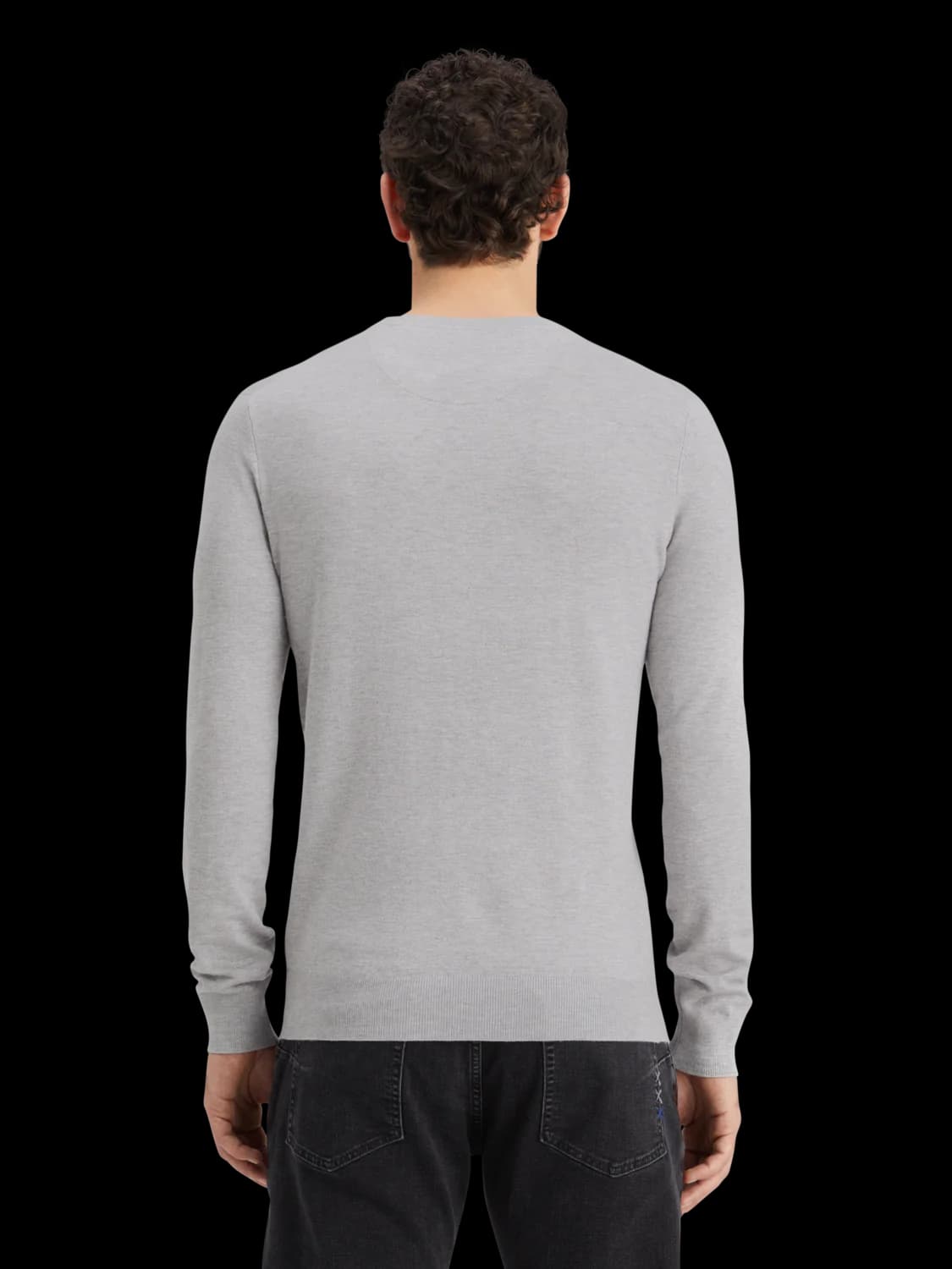Core viscose pull c-neck
