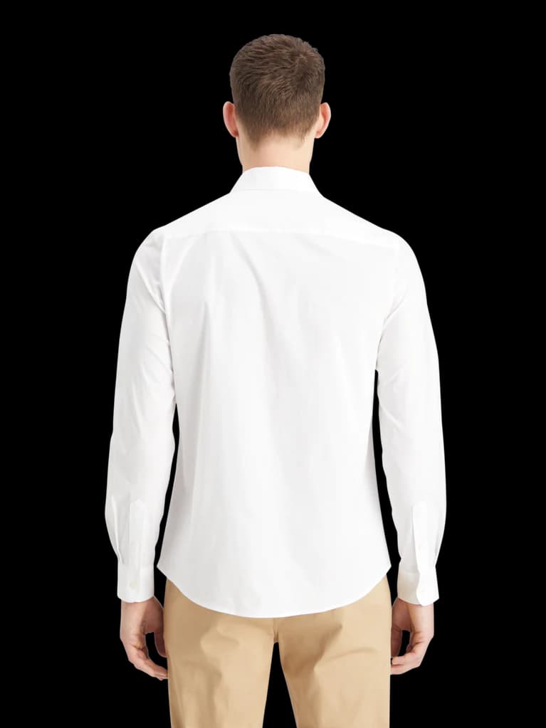 Core poplin solid slim