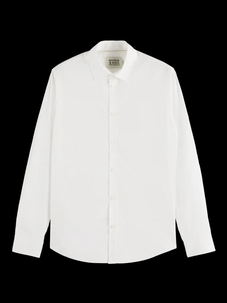 Core poplin solid slim