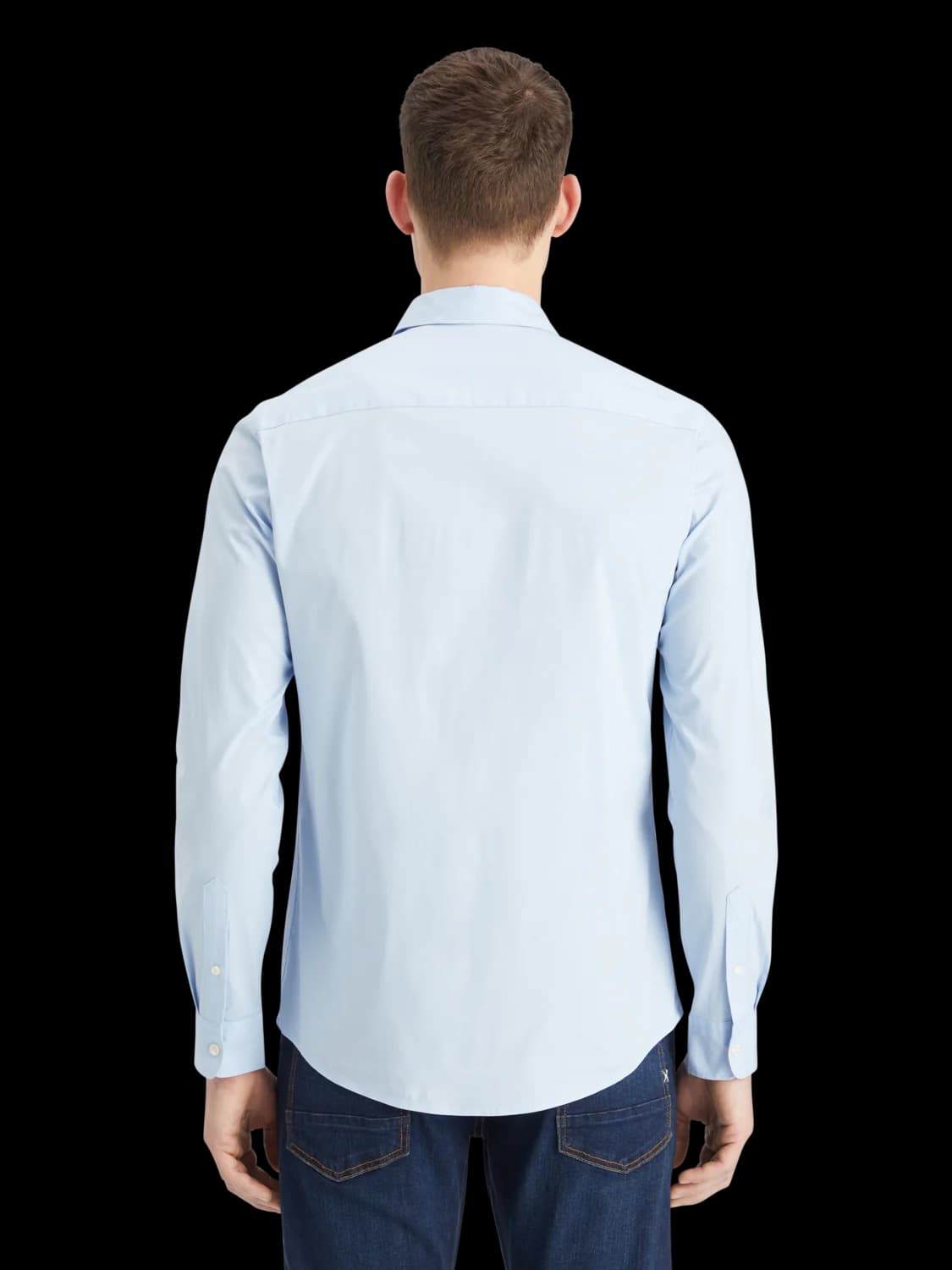 Core poplin solid slim