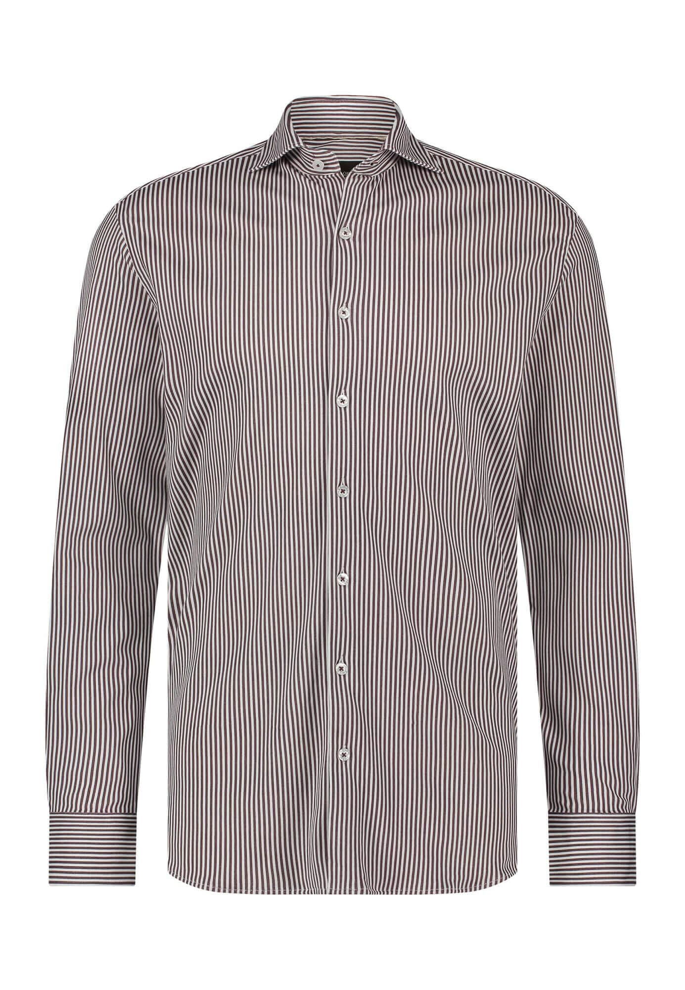 Striped printed jersey