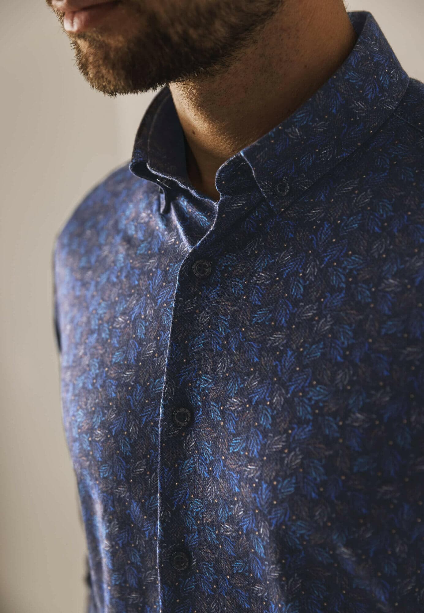 Printed twill ls bd