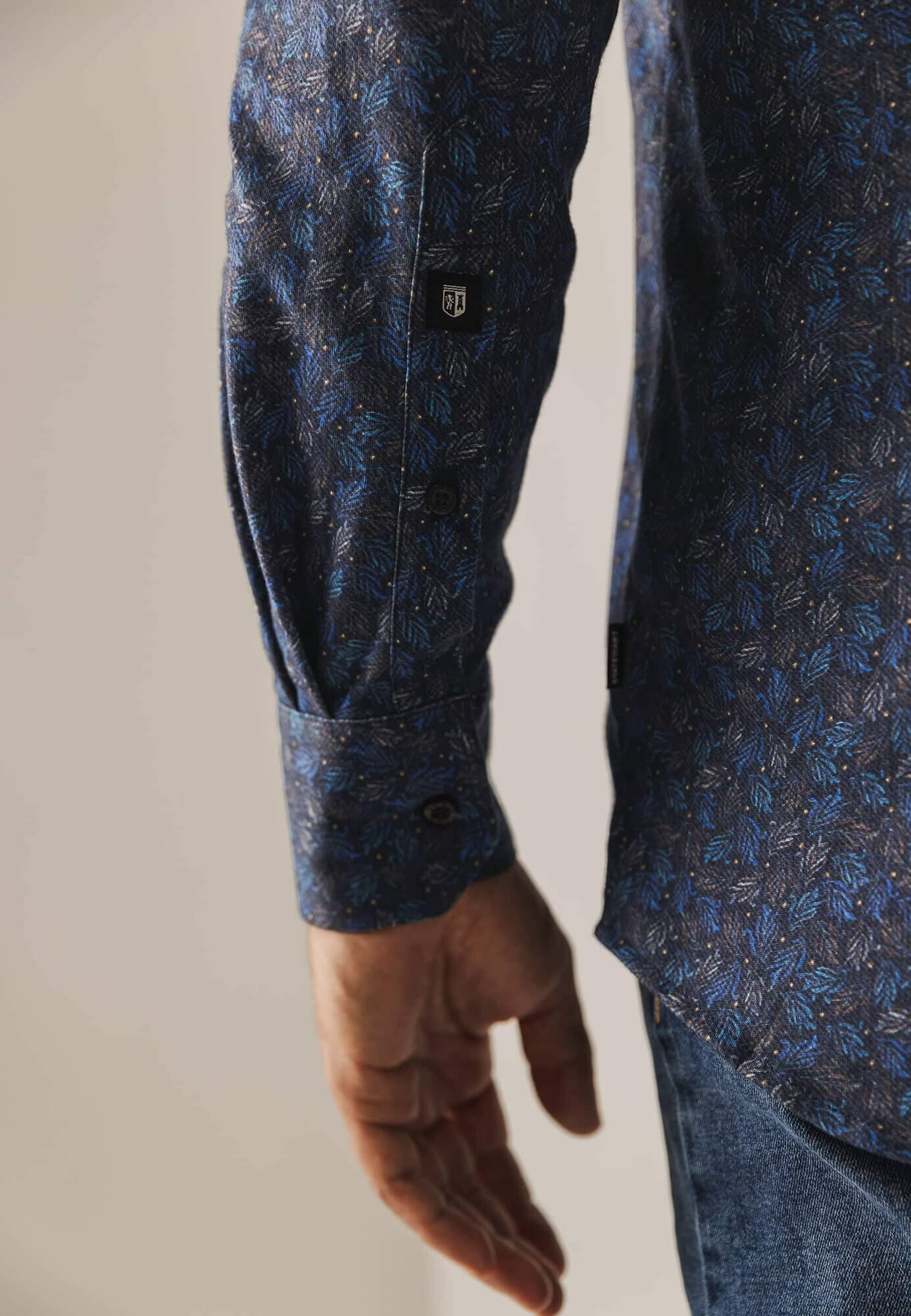 Printed twill ls bd