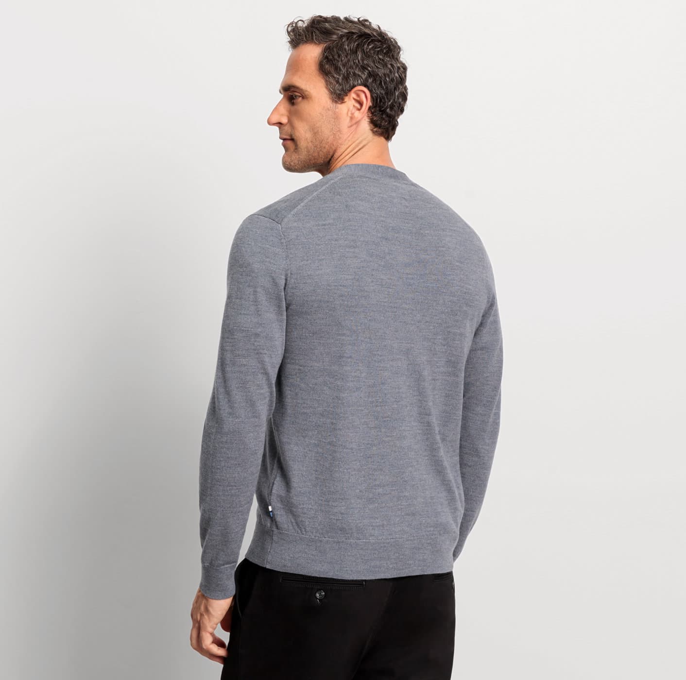 Cardigan basic merino