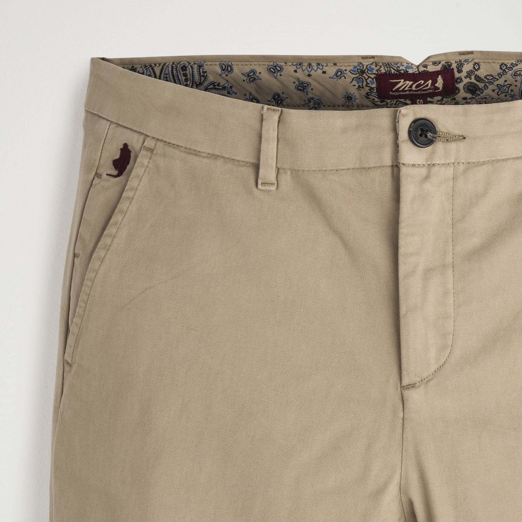 Gabardine slim chino