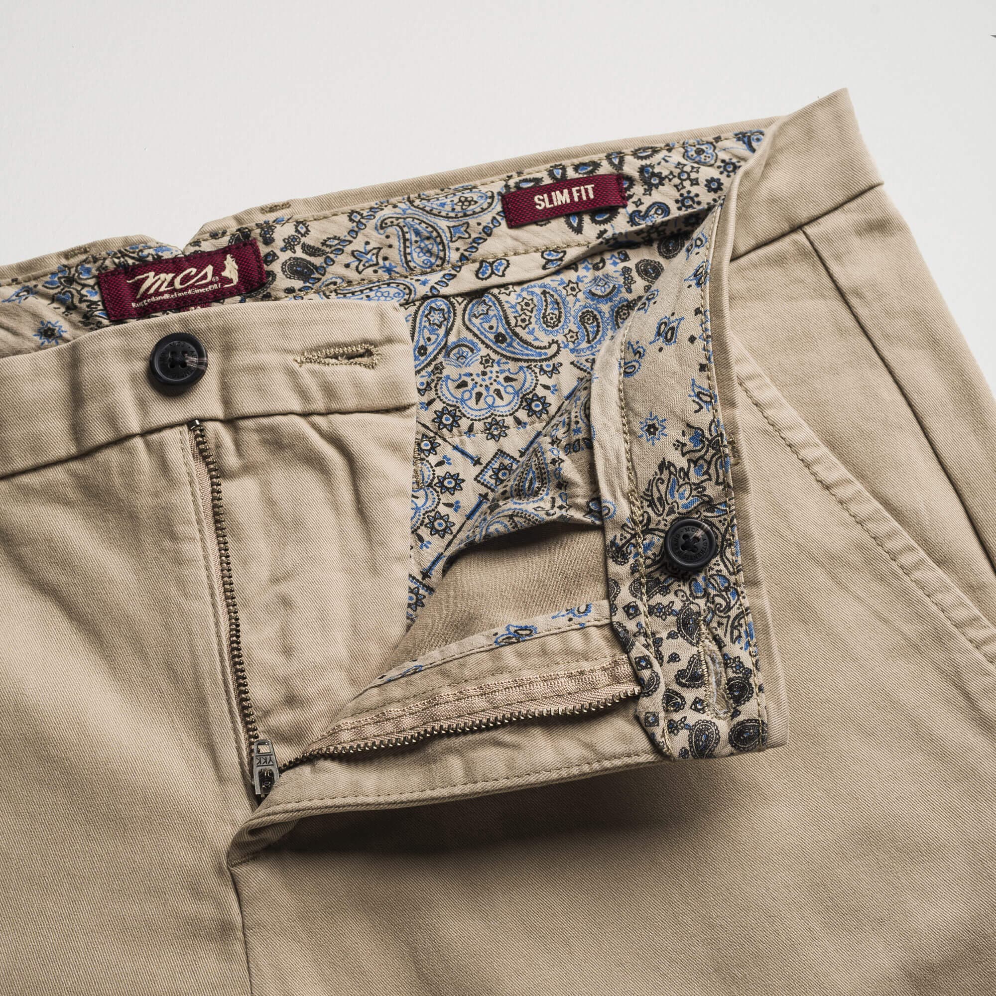 Gabardine slim chino