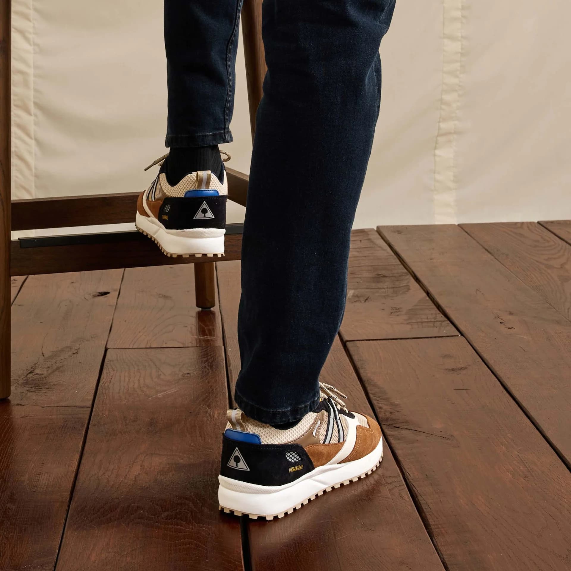 Urbantrail running leather sue