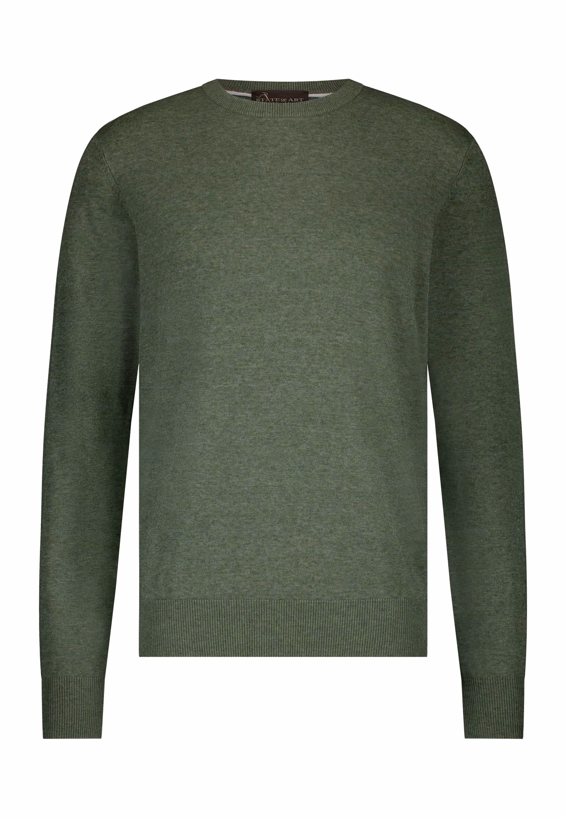 Crew neck plain knit