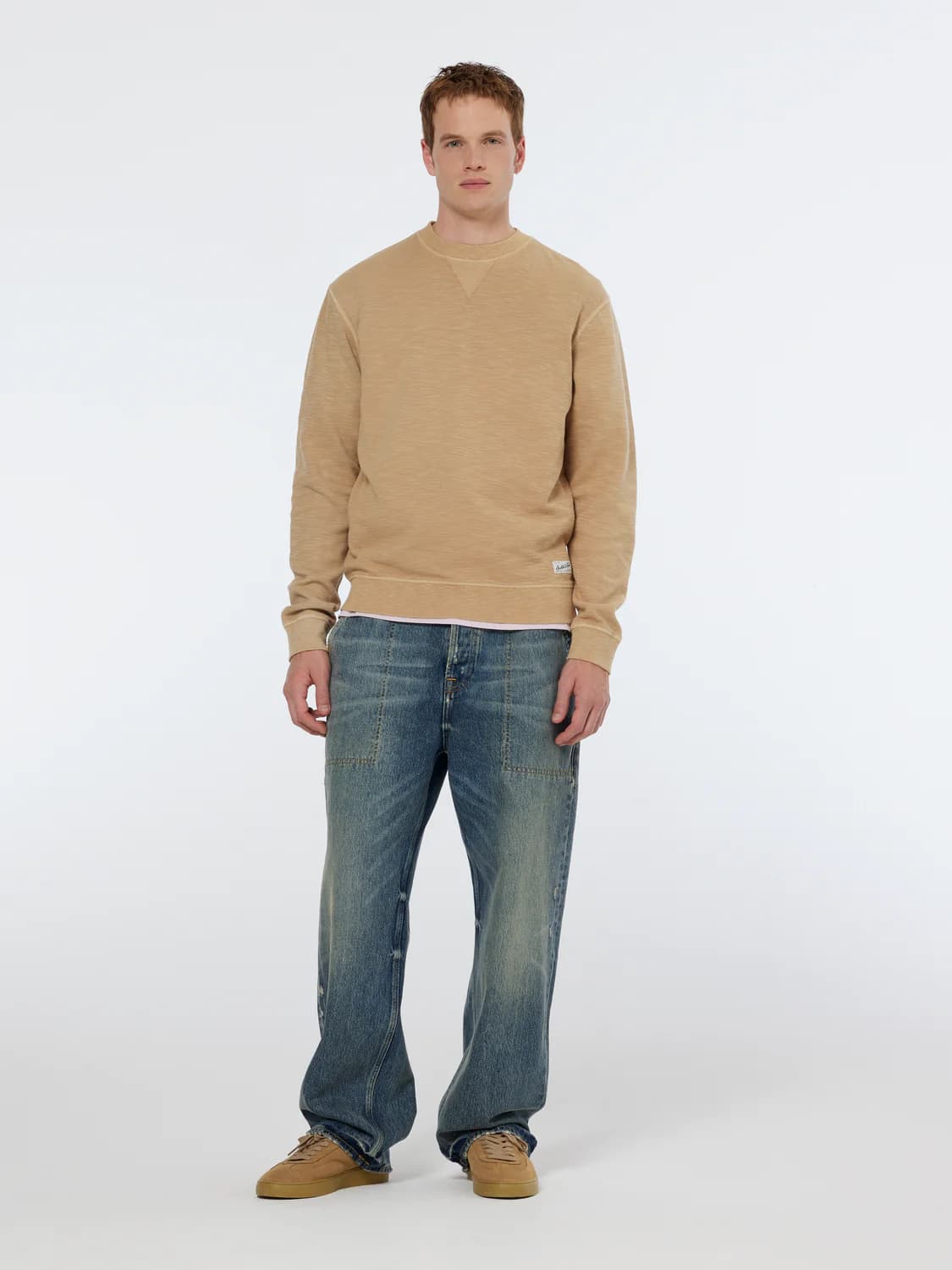 Garment dye structured