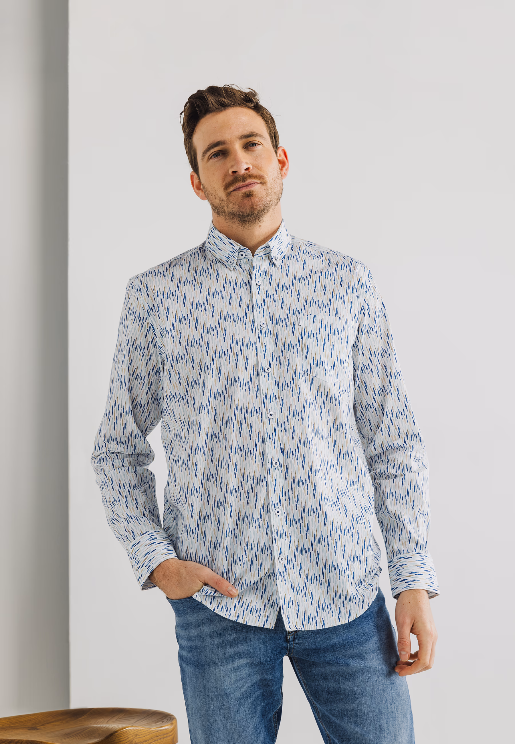 Ls poplin print