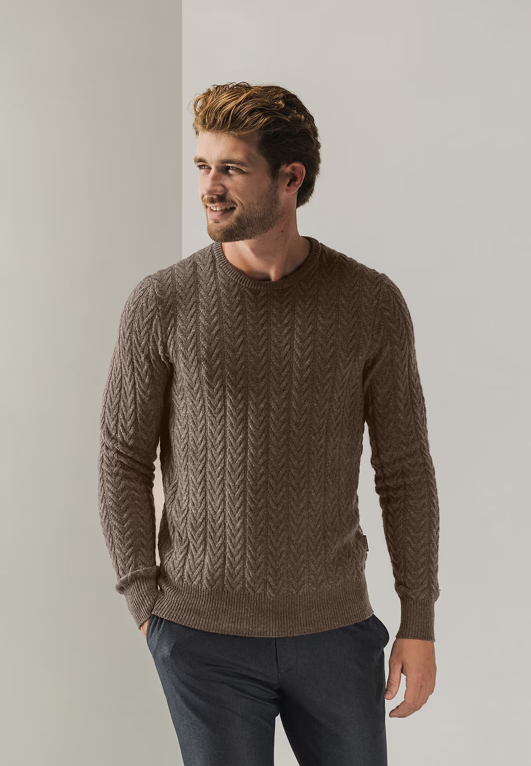 Crew neck plain