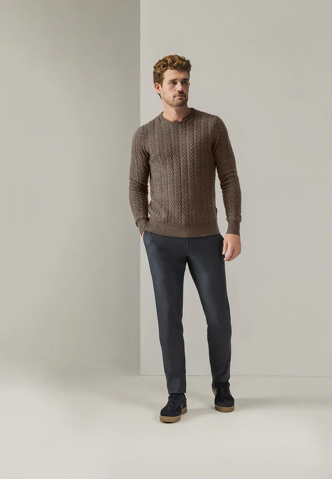 Crew neck plain