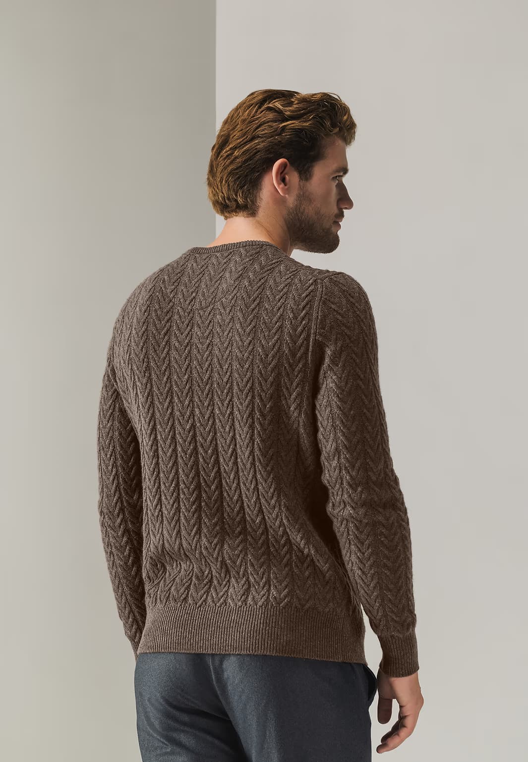 Crew neck plain