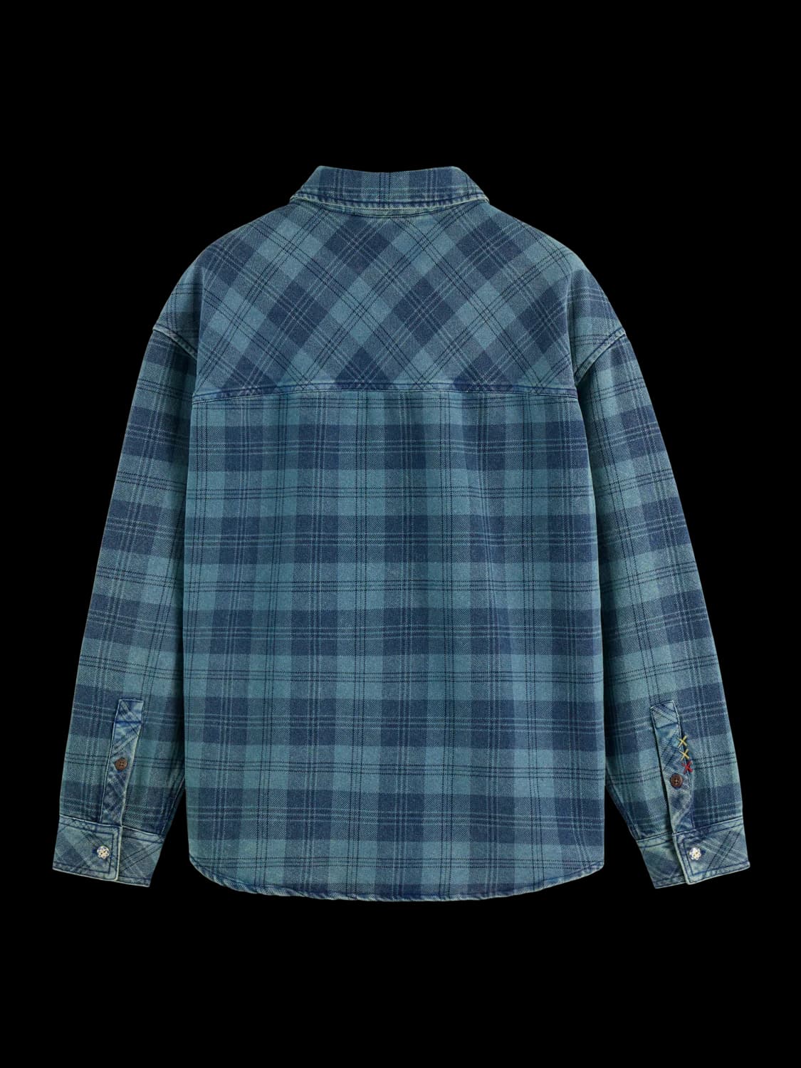 Washed denim