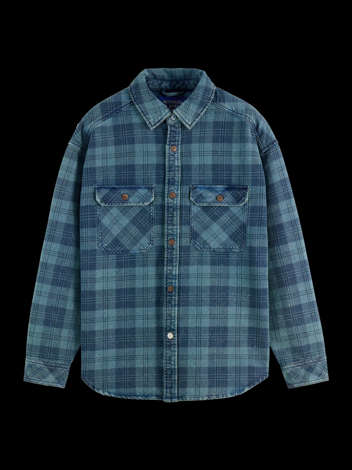 Washed denim