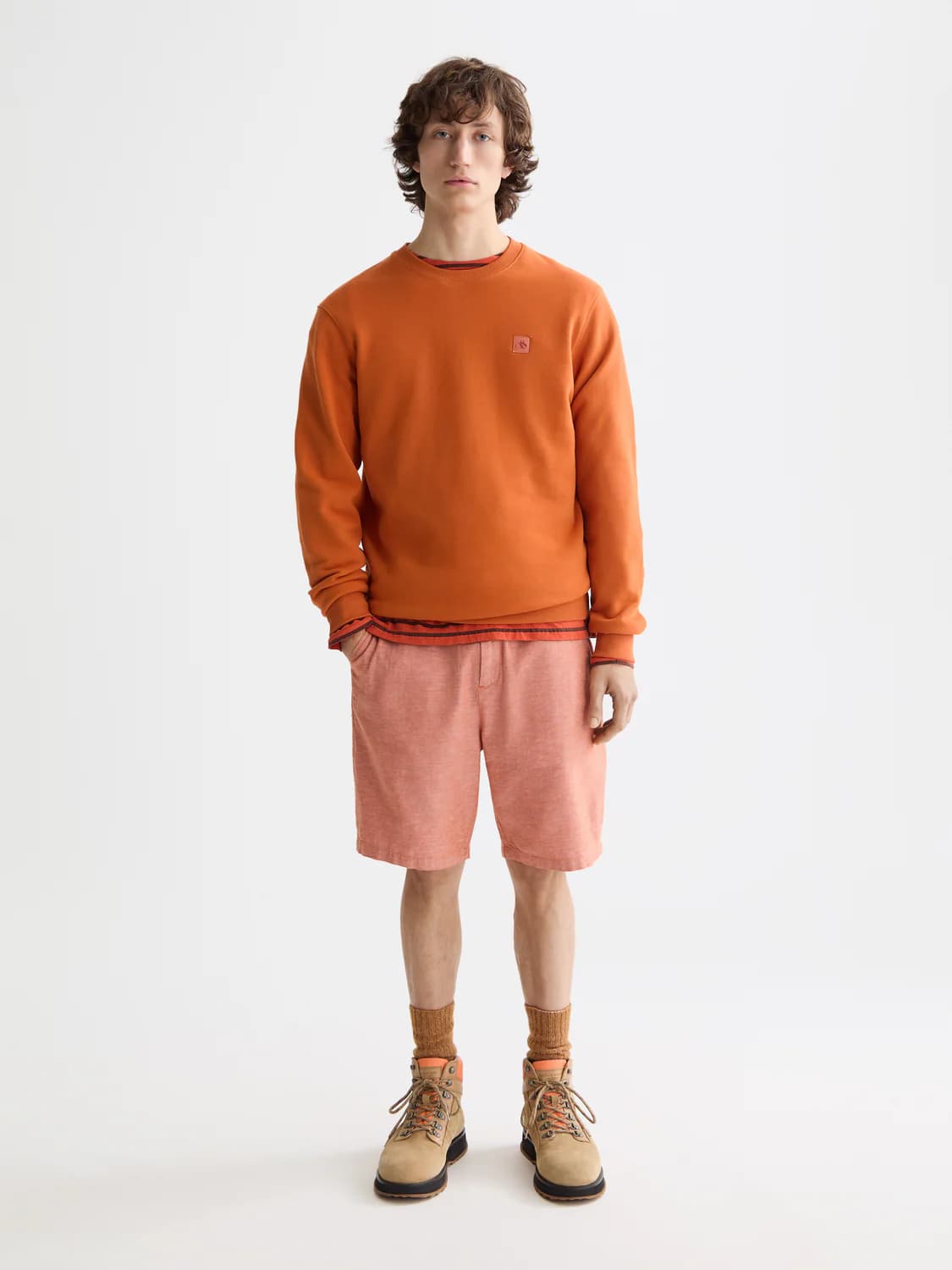 Reg fit log sweat