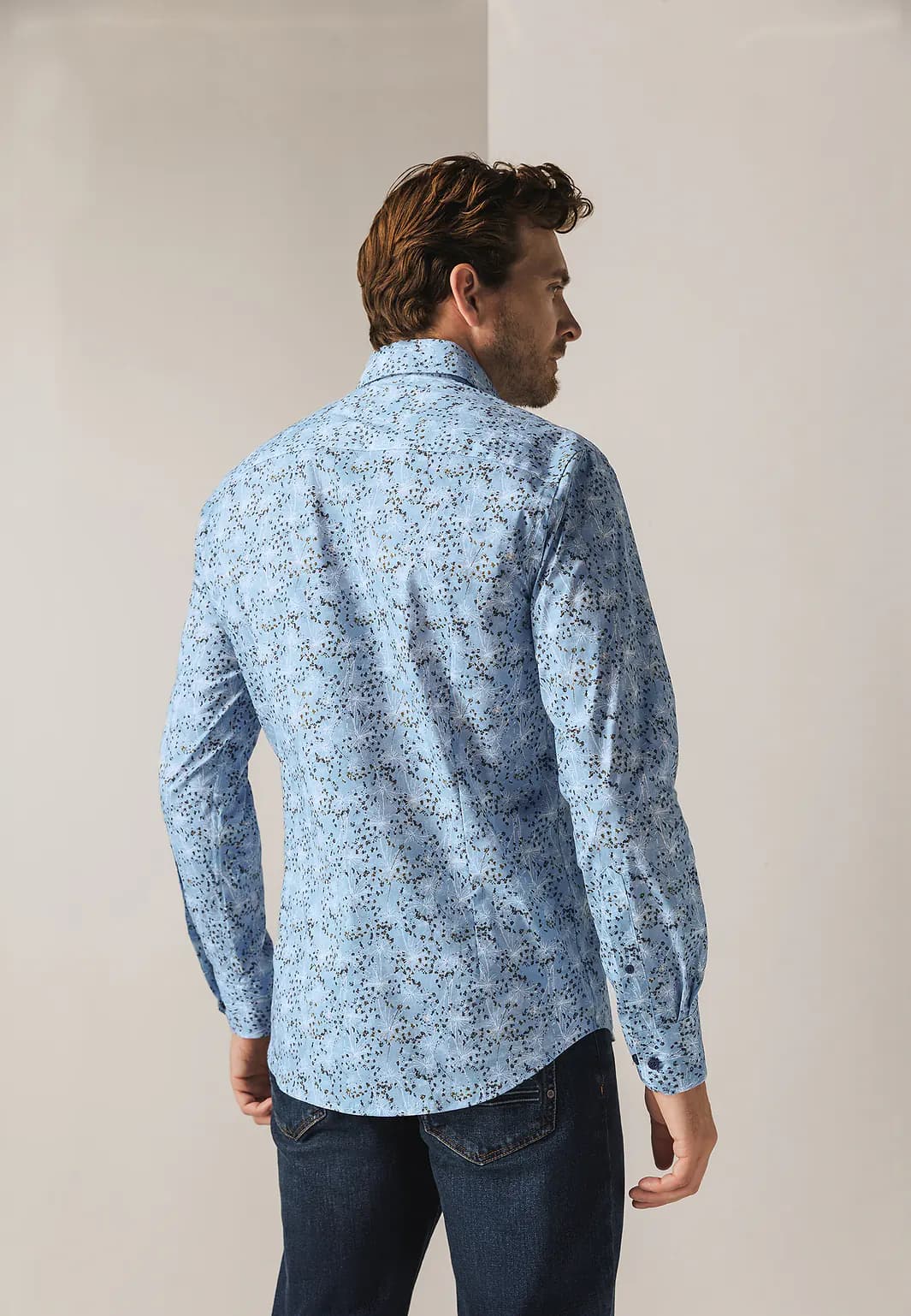 Reg fit lm poplin