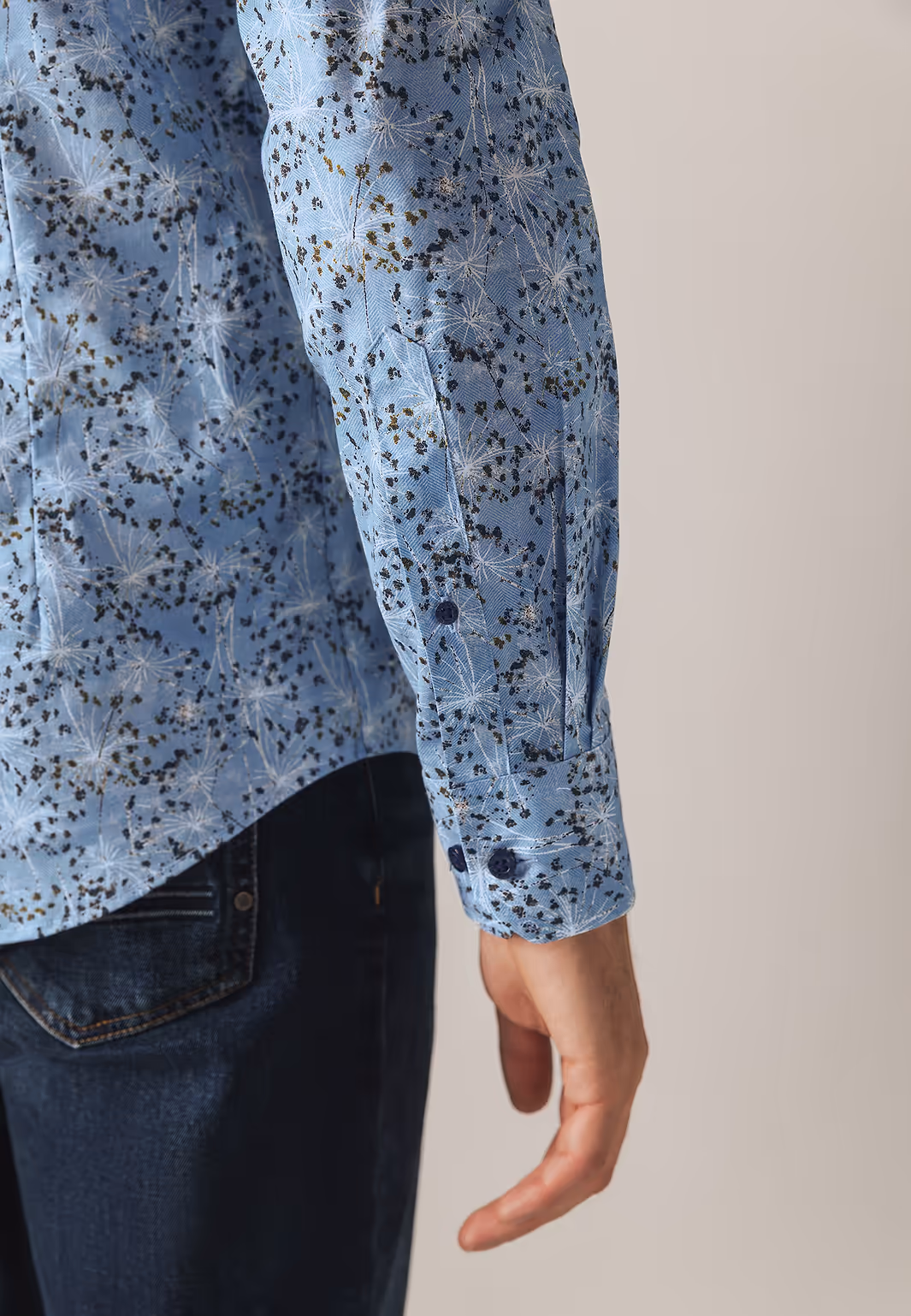 Reg fit lm poplin