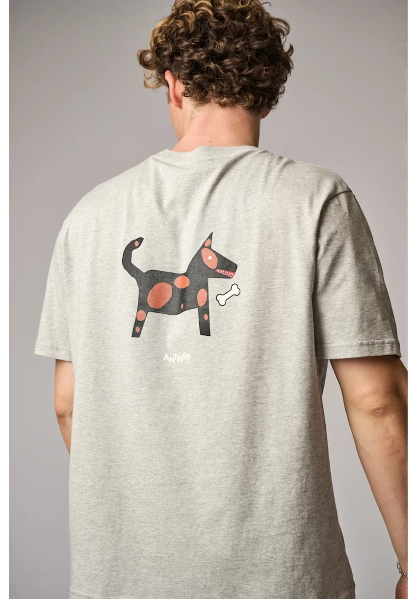 Back print hond beentje