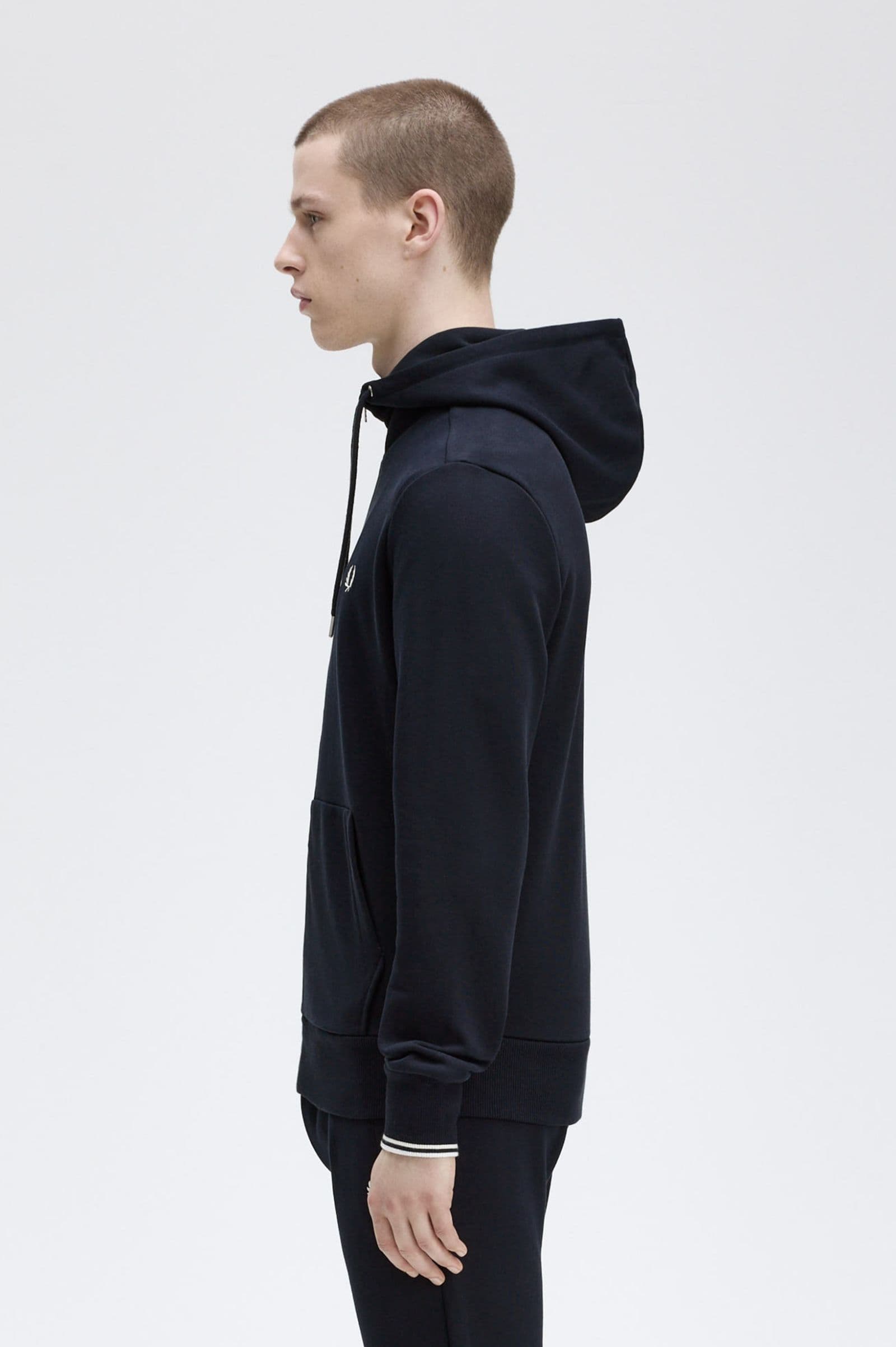 Hooded zip sweat