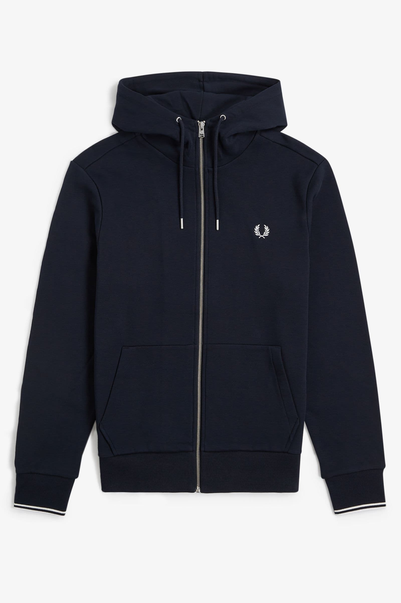 Hooded zip sweat