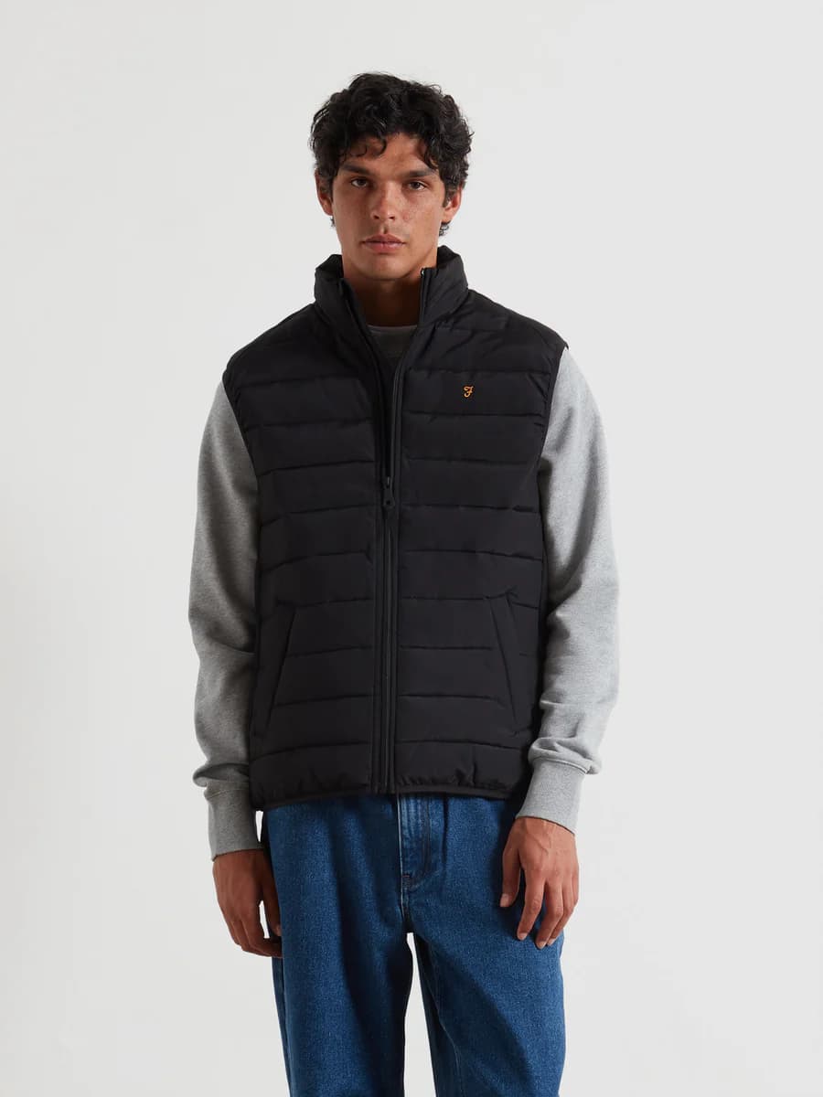 Wadded gilet