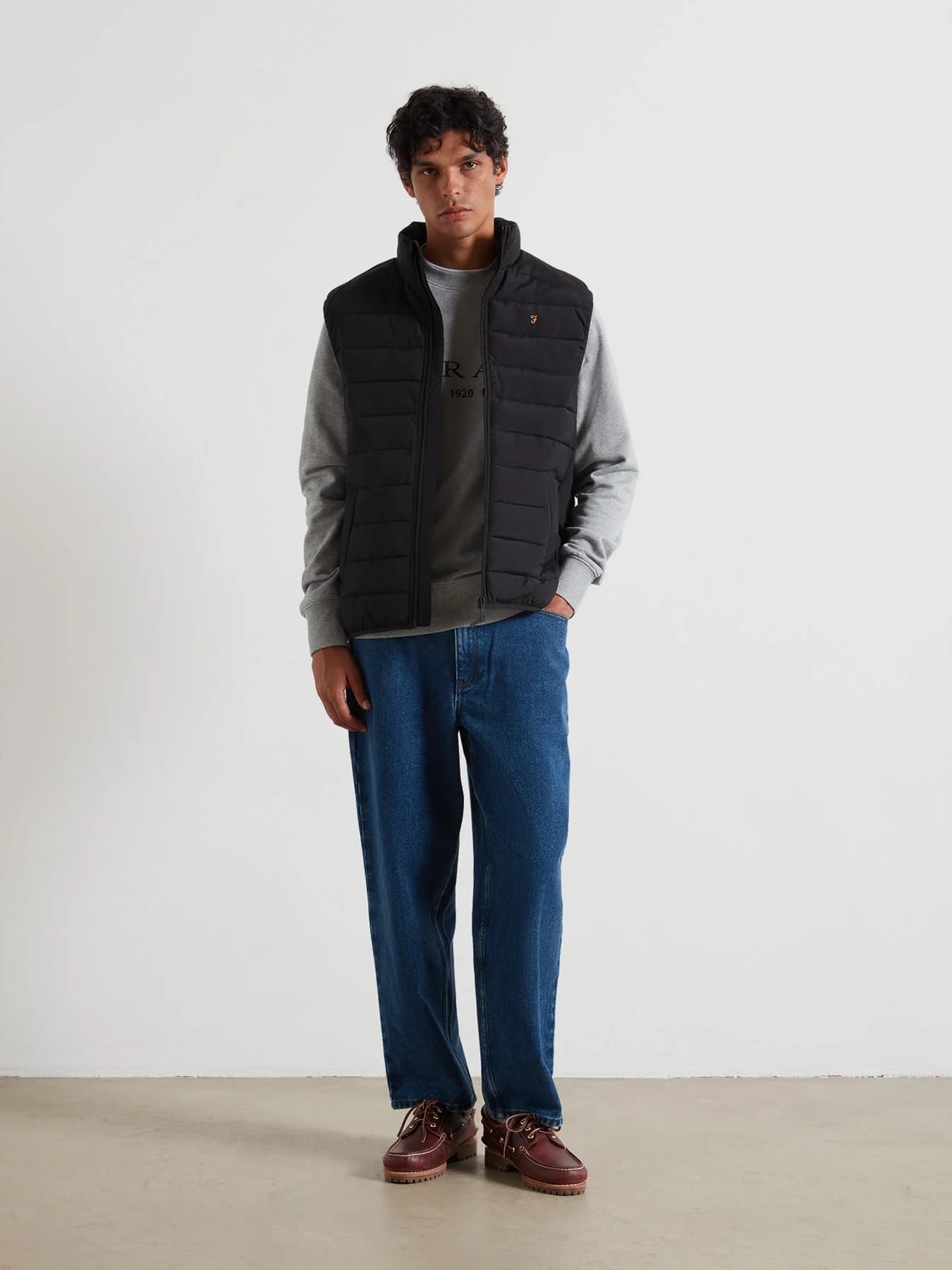 Wadded gilet