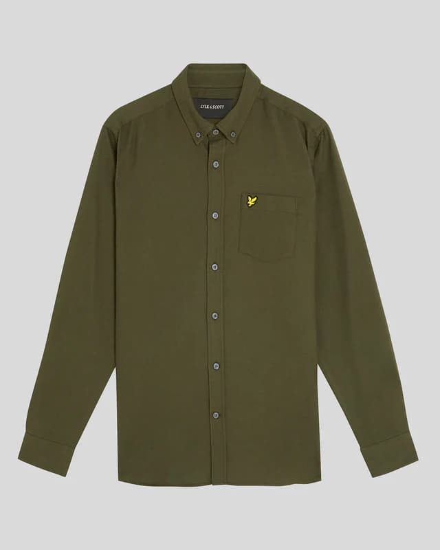 Plain flannel shirt