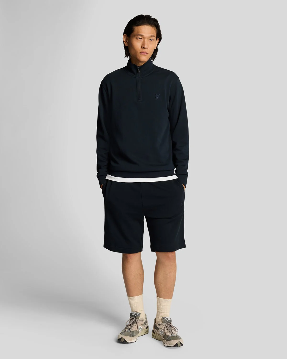 Superfine quarter zip