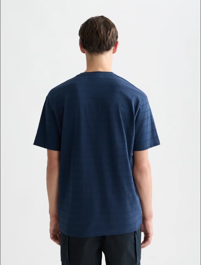 Structured jacqard tee