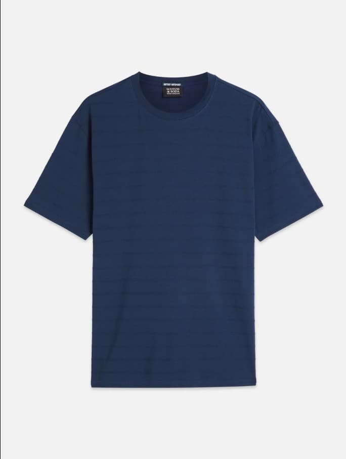 Structured jacqard tee