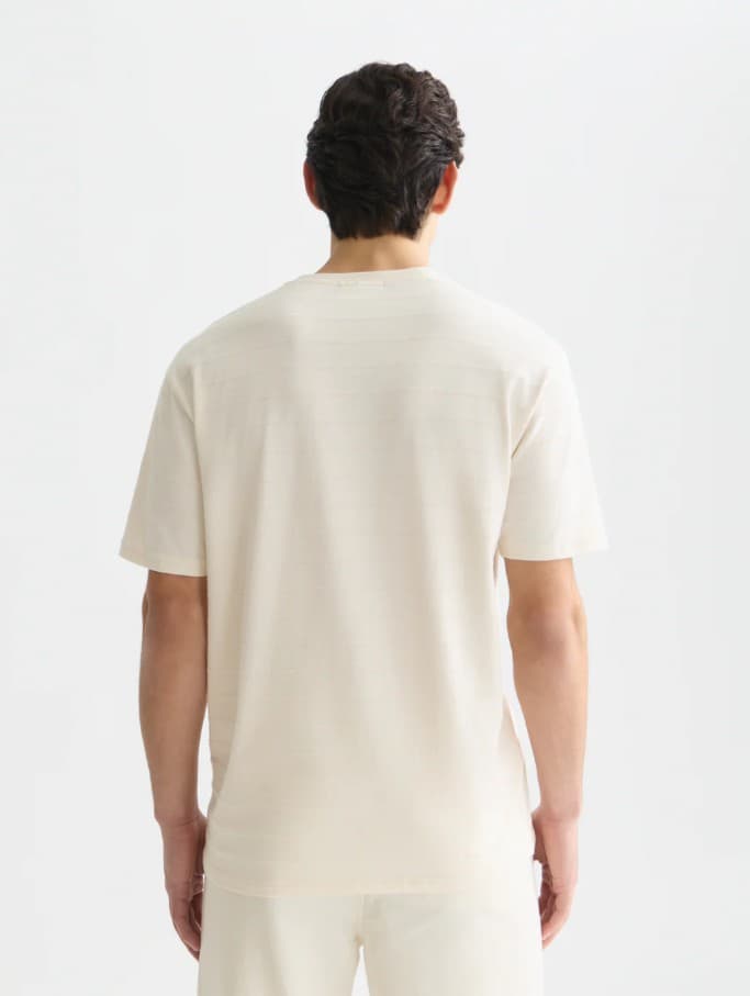 Structured jacqard tee